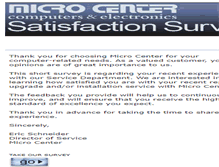 Tablet Screenshot of microcentersurveys-service.com